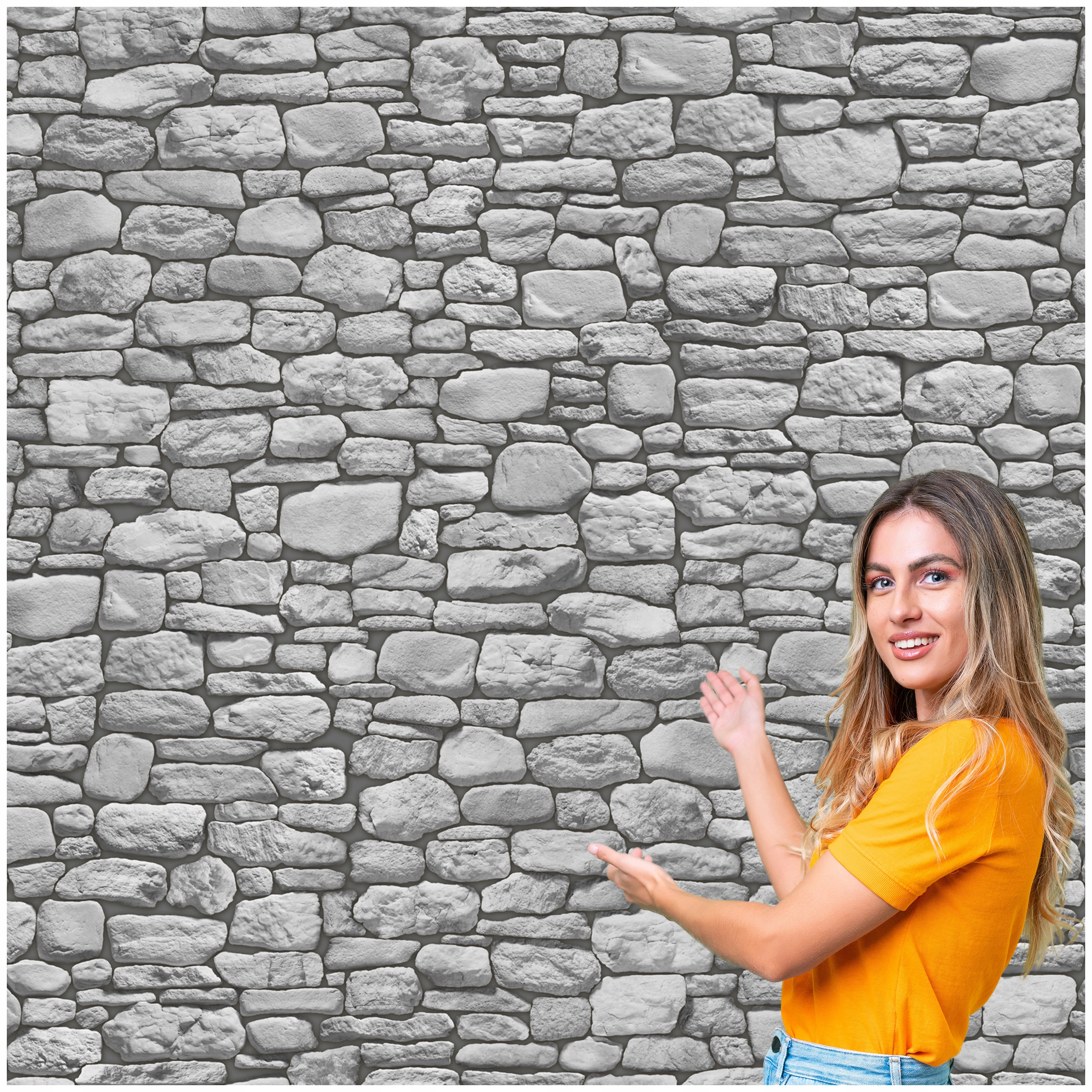 Fototapeta 3D Pozadí Textura Zeď Kameny 490x280 TLA32W