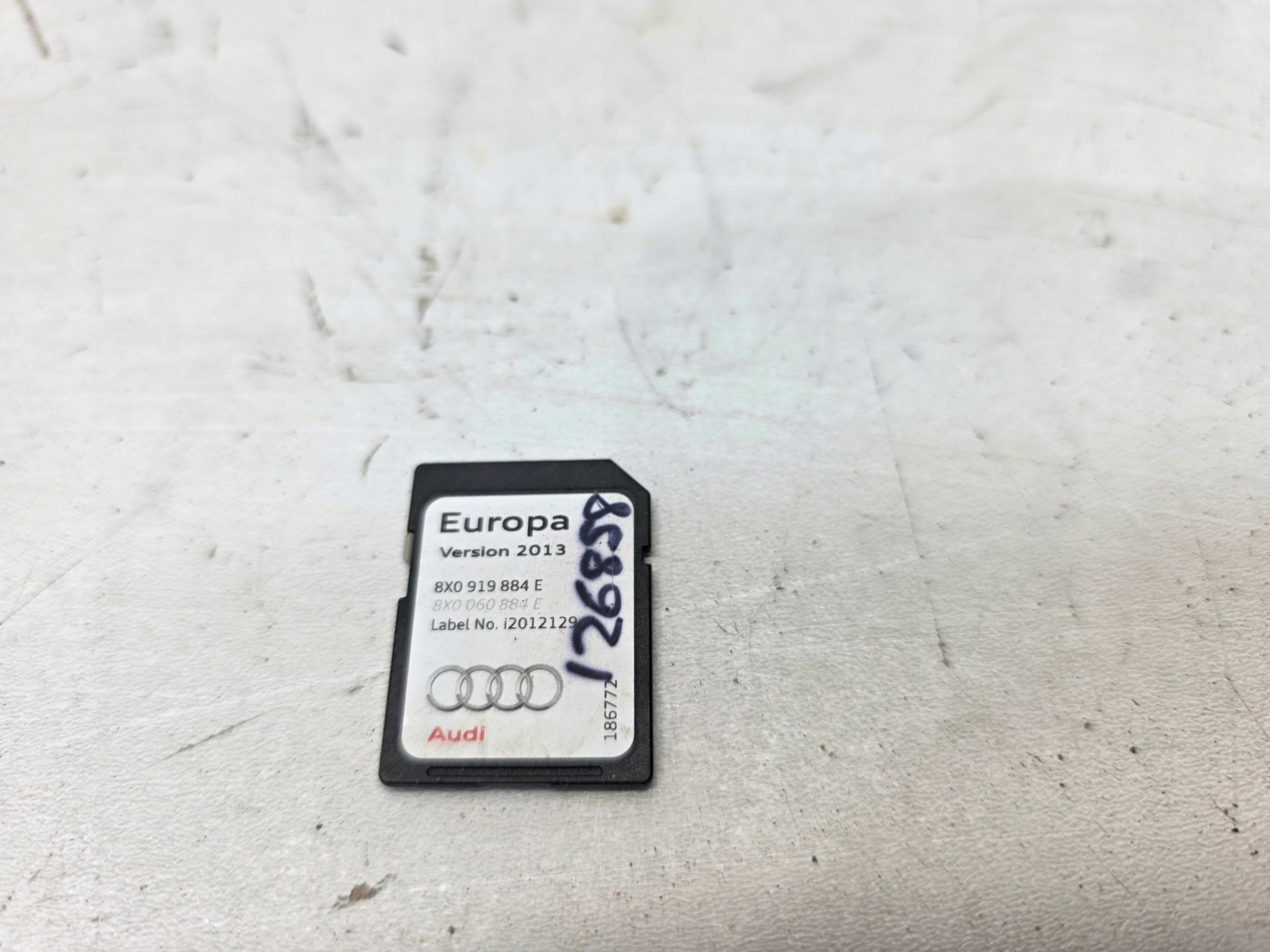 KARTA PAMIECI MAPA EUROPA 2016 AUDI A1 A3 A4 A5 A6 A7 A8 8X0919884E