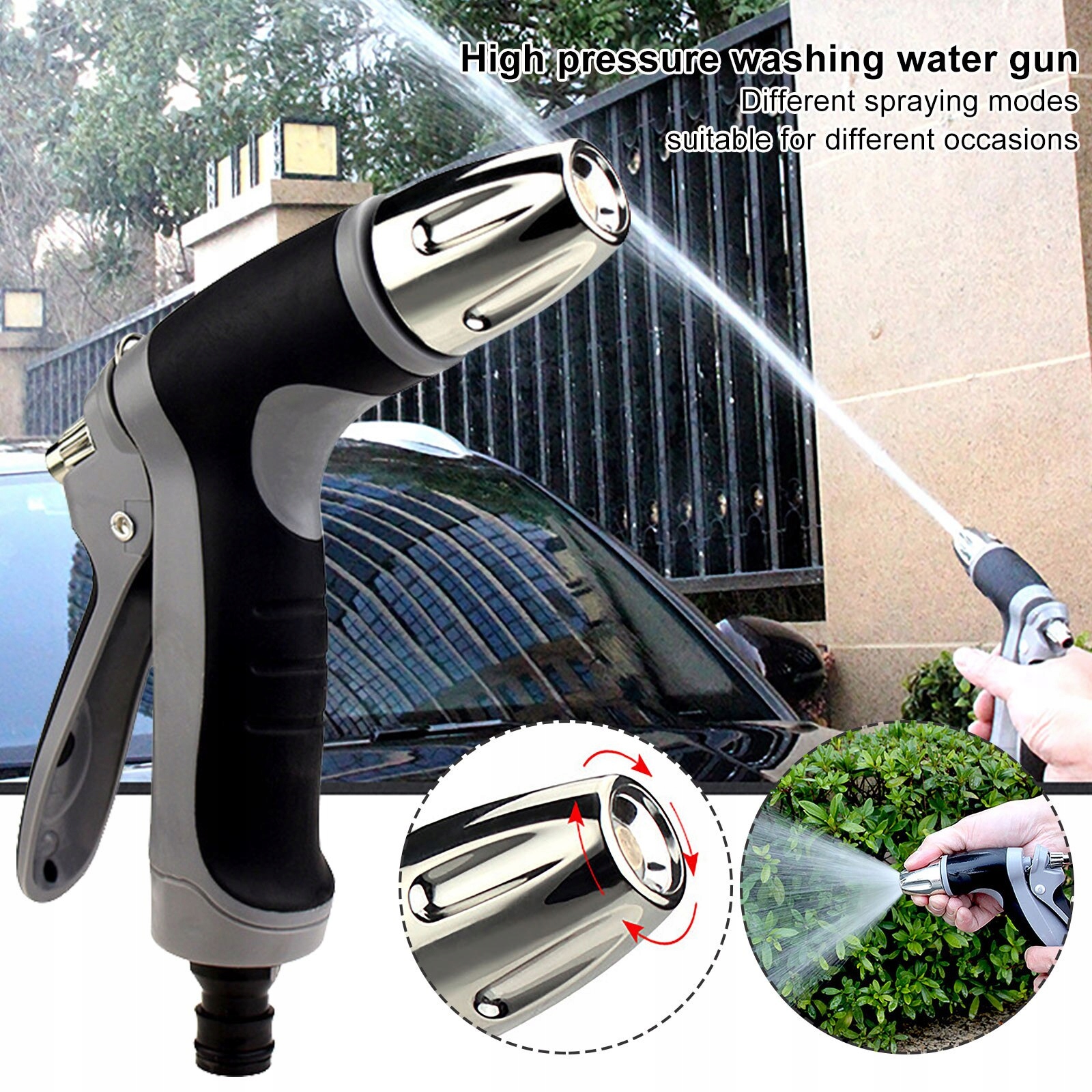 High Pressure Water Tool for Car Cleaning Washable