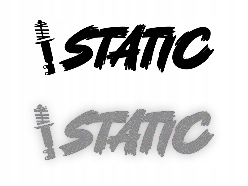 STATIC - Naklejka na samochód na auto - ODBLASKOWA