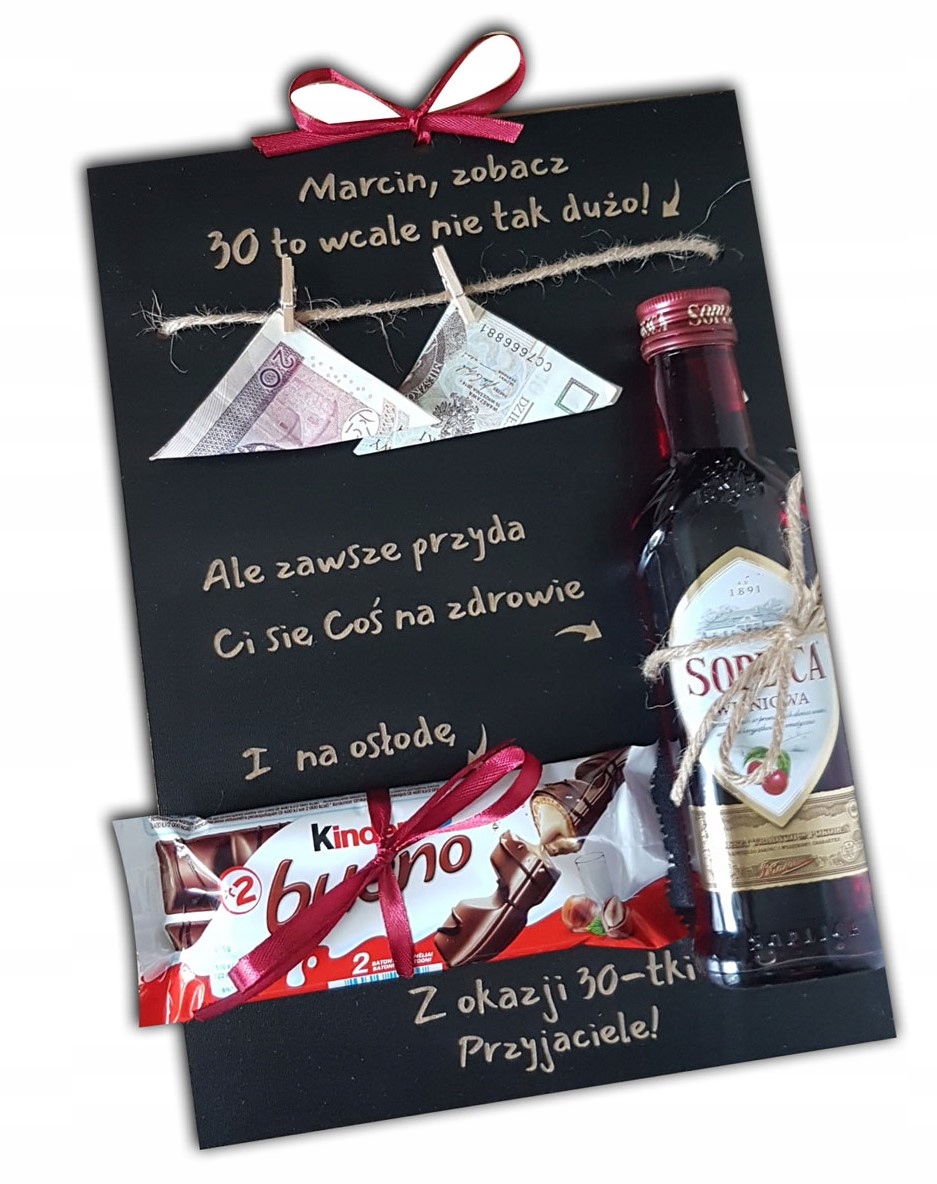 Niezbędnik na 30 urodziny, na trzydziestkę kartka na 30-tkę