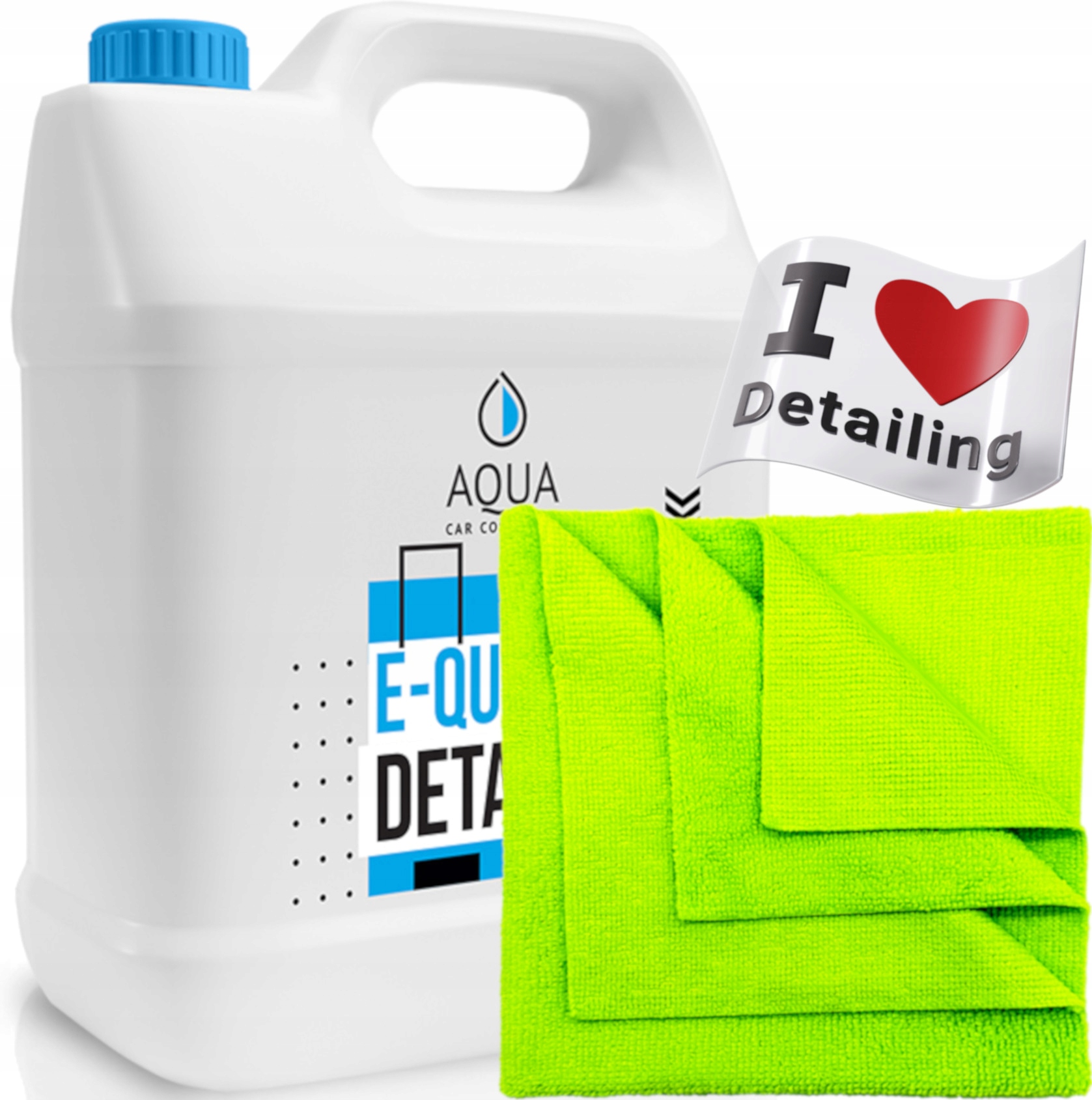 Aqua E-Quick Quick Detailer Qd na lakovanie automobilov, lesk, ochrana 5 l