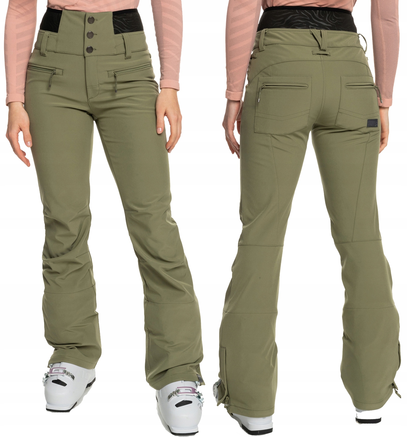 Spodnie Zimowe Damskie Snowboardowe Narciarskie Ocieplane Roxy Wodoodporne