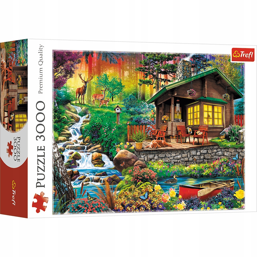 

Puzzle Trefl Chatka w lesie 3000