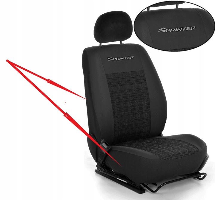 POKROWCE MERCEDES SPRINTER 2006+ VW CRAFTER Rodzaj Dedykowane