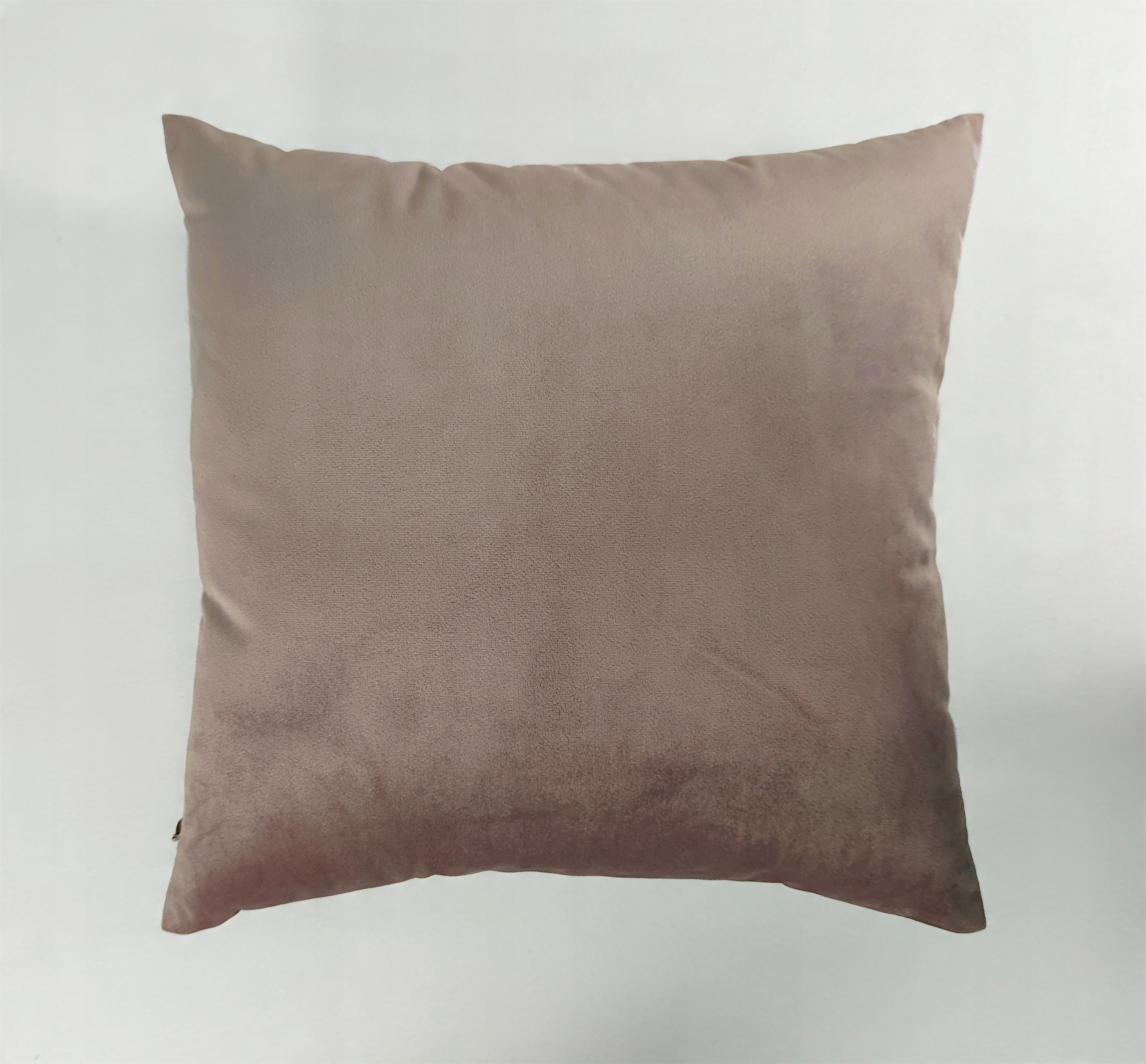 

Poszewka welur pudrowy brudny róż velvet 40x40