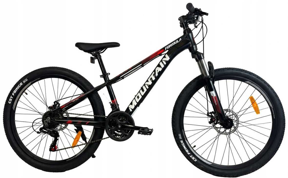 Rower Górski Mtb 26 Aluminium Shimano Amortyzacja 130-155cm rama 13 Czarny