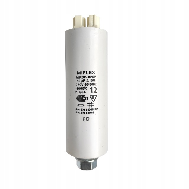 

Kondensator MKSP-025P 12uF+/-10% 250V Miflex