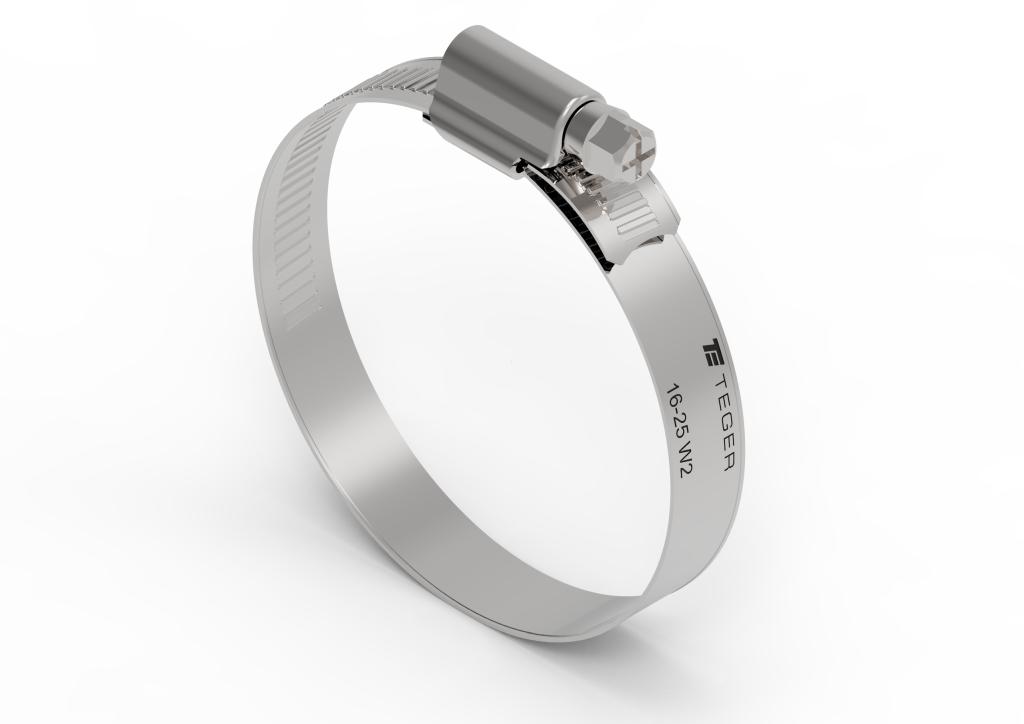 

Opaska ślimakowa 16-25 nierdzewna 12mm Teger