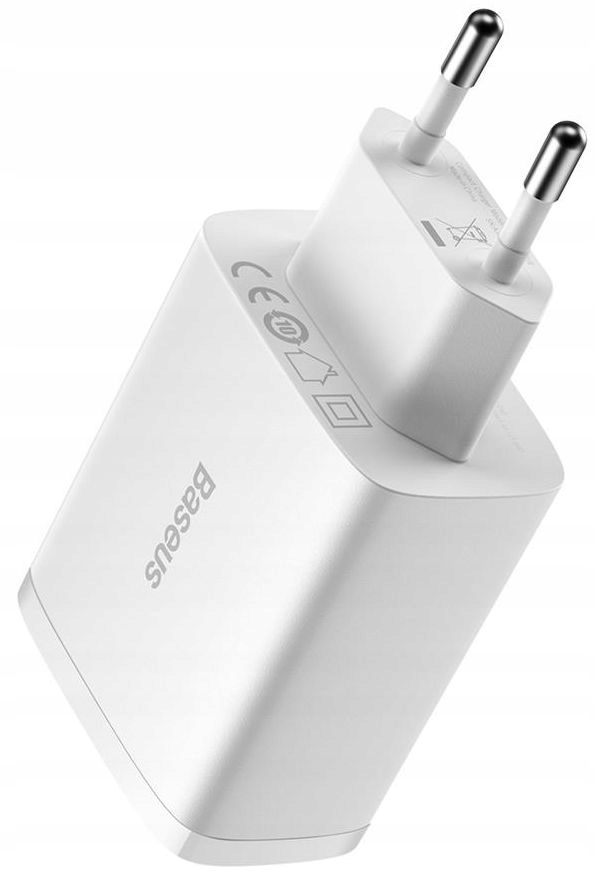 BASEUS Ładowarka Sieciowa 3x USB A Telefonu Smartfona USB-A Kolor biały