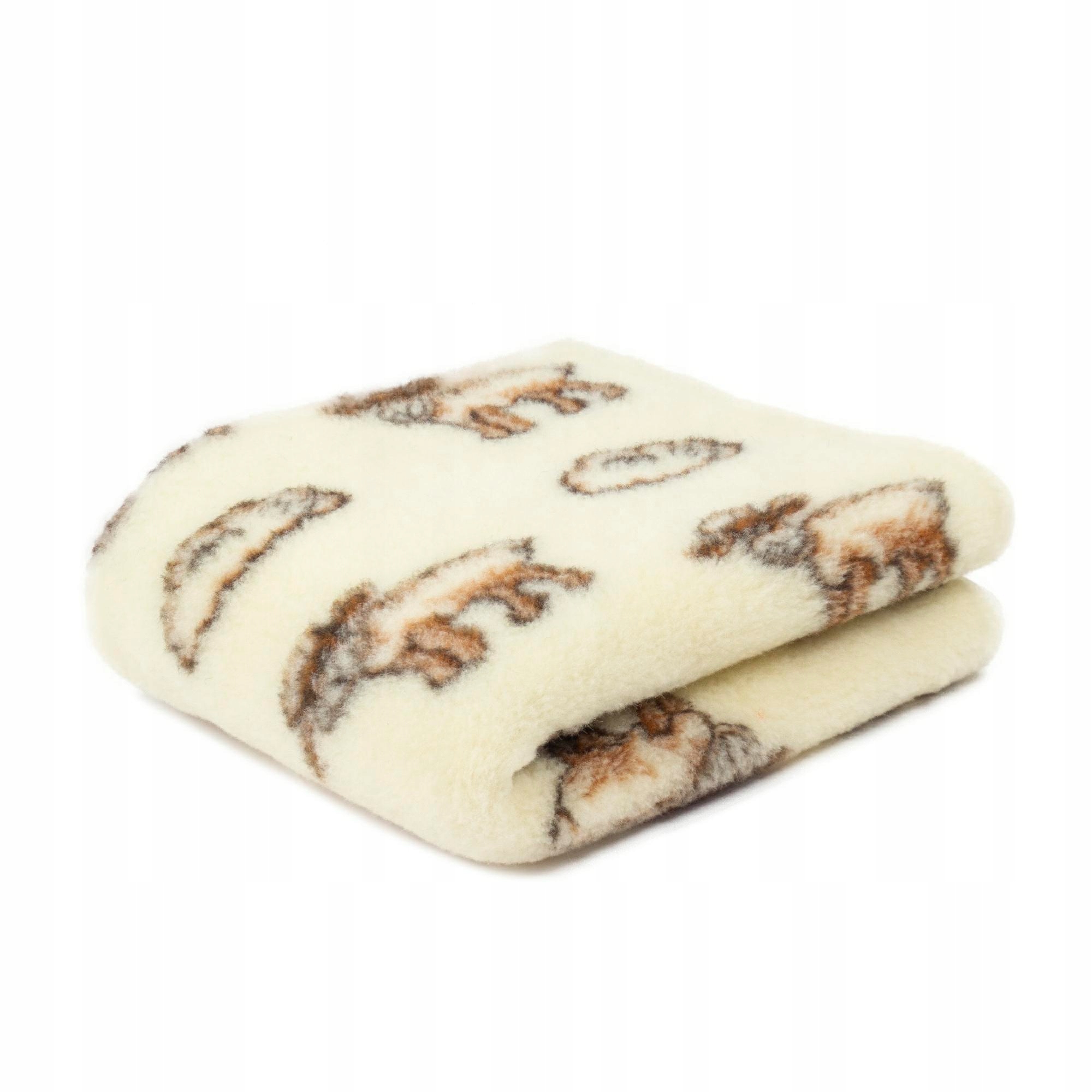 Vlněná deka merino 200x200 Beránci krémová Rehabilitační výrobky