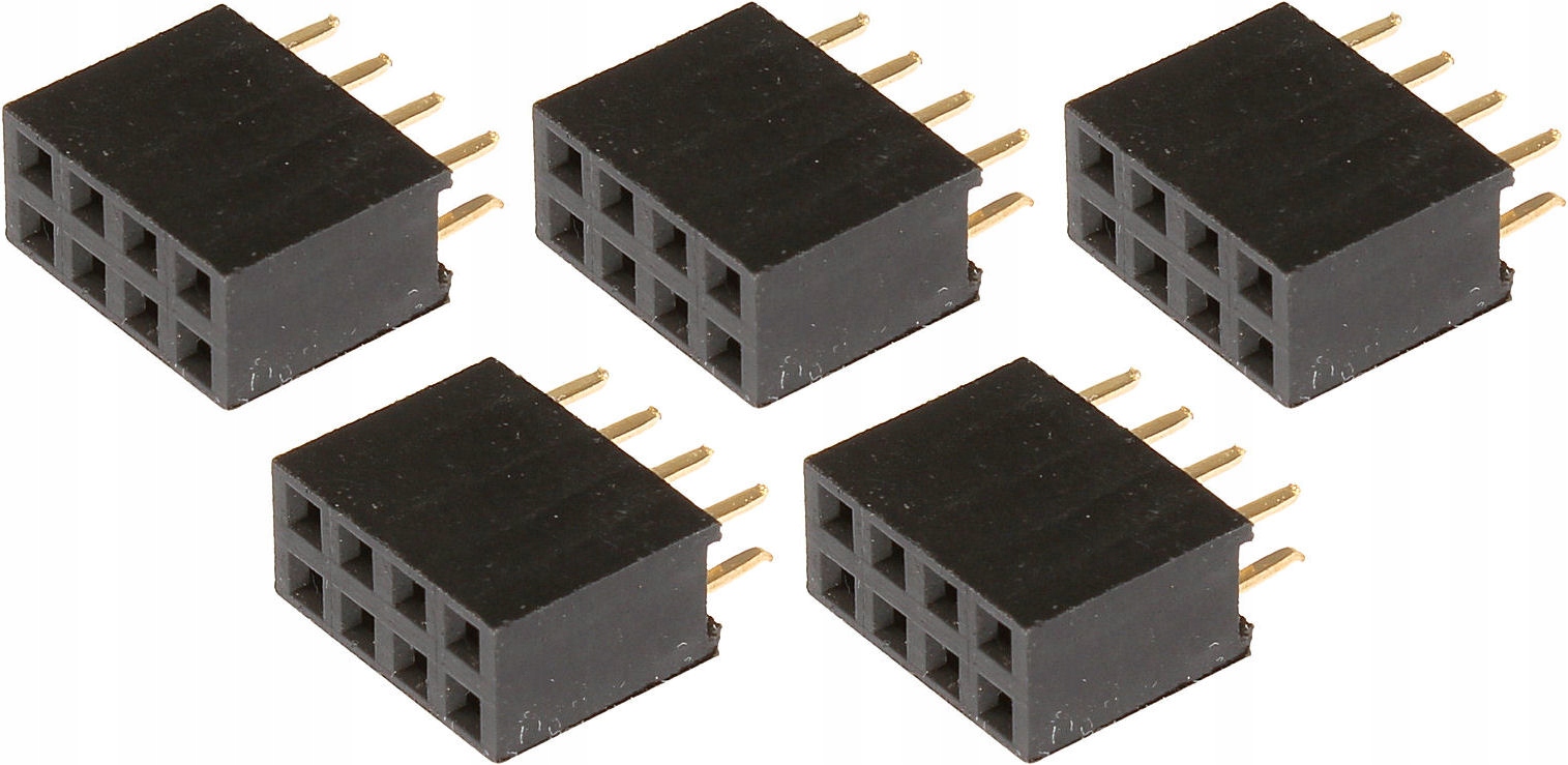 

Gniazdo Szpilkowe Listwa GoldPin 2x4 2,54mm 5szt