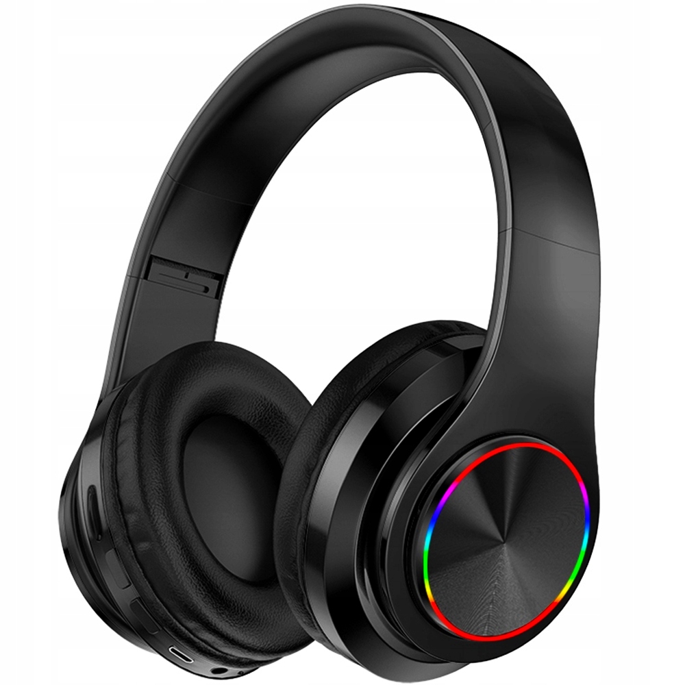 

Słuchawki Bezprzewodowe Bluetooth Mikrofon Rgb Led