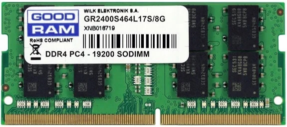 Pamięć Ram Goodram 8GB DDR4 Sodimm 2666MHz CL19 (GR2666S464L19S/8G)