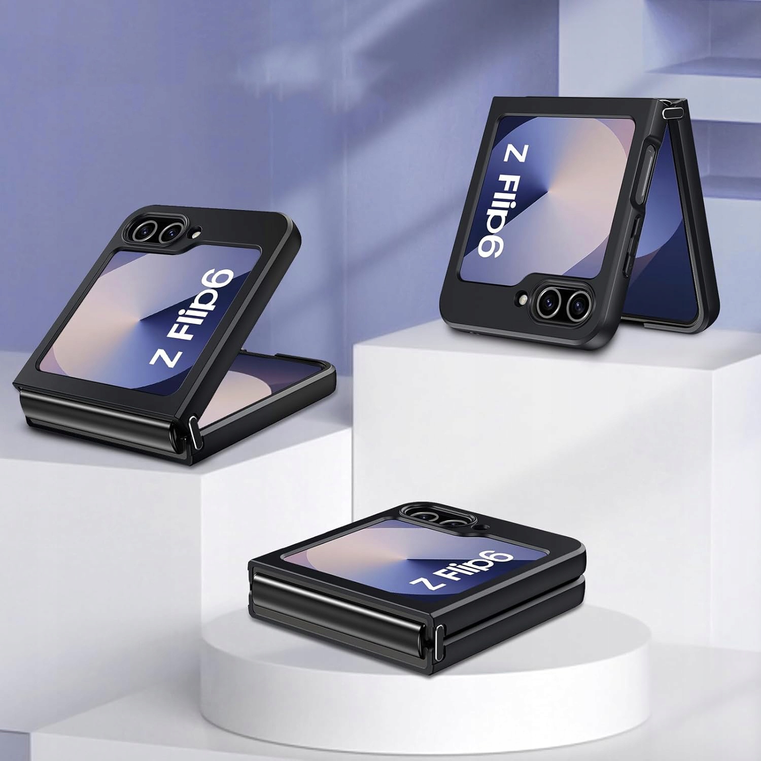 Etui WZMACNIANE MATOWE 360° Matt CASE do SAMSUNG GALAXY Z FLIP 6 + 2x SZKŁO Dedykowana marka Samsung