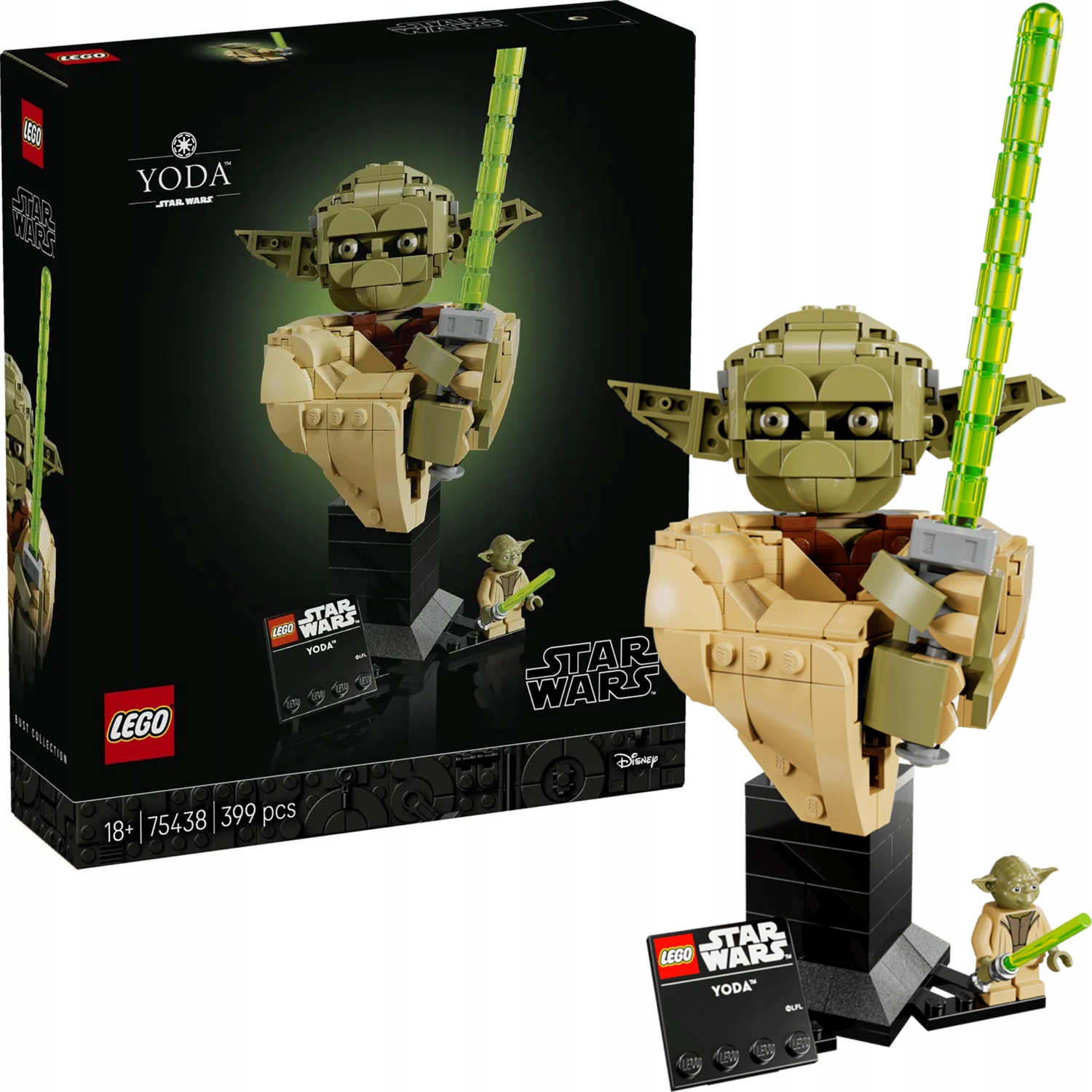 Lego Star Wars Yodova busta – 75438