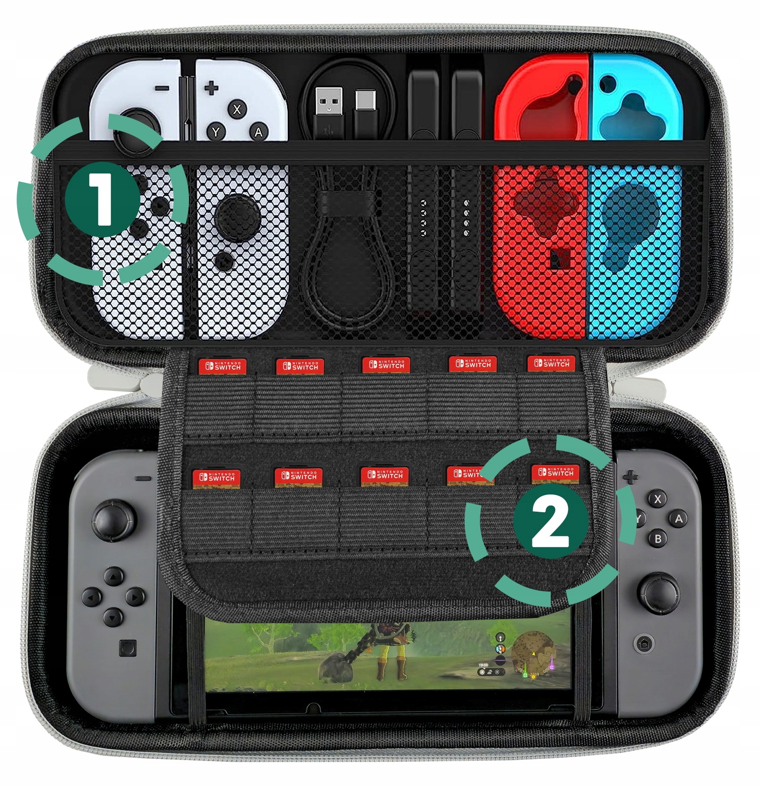 ETUI DO NINTENDO SWITCH OLED LEGEND OF ZELDA TEARS Kod producenta LEGEND OF ZELDA TEARS