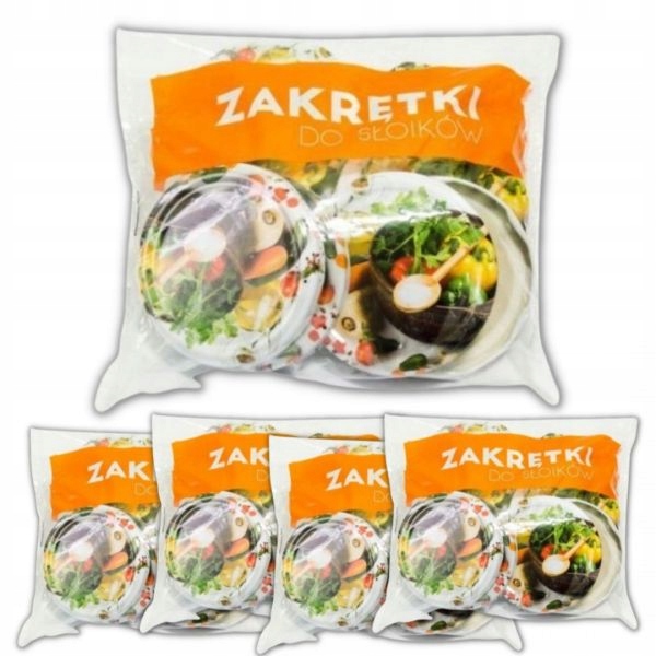 

Zakrętka Do Słoika Wieczko 6 zaczep 82mm 10 szt x5
