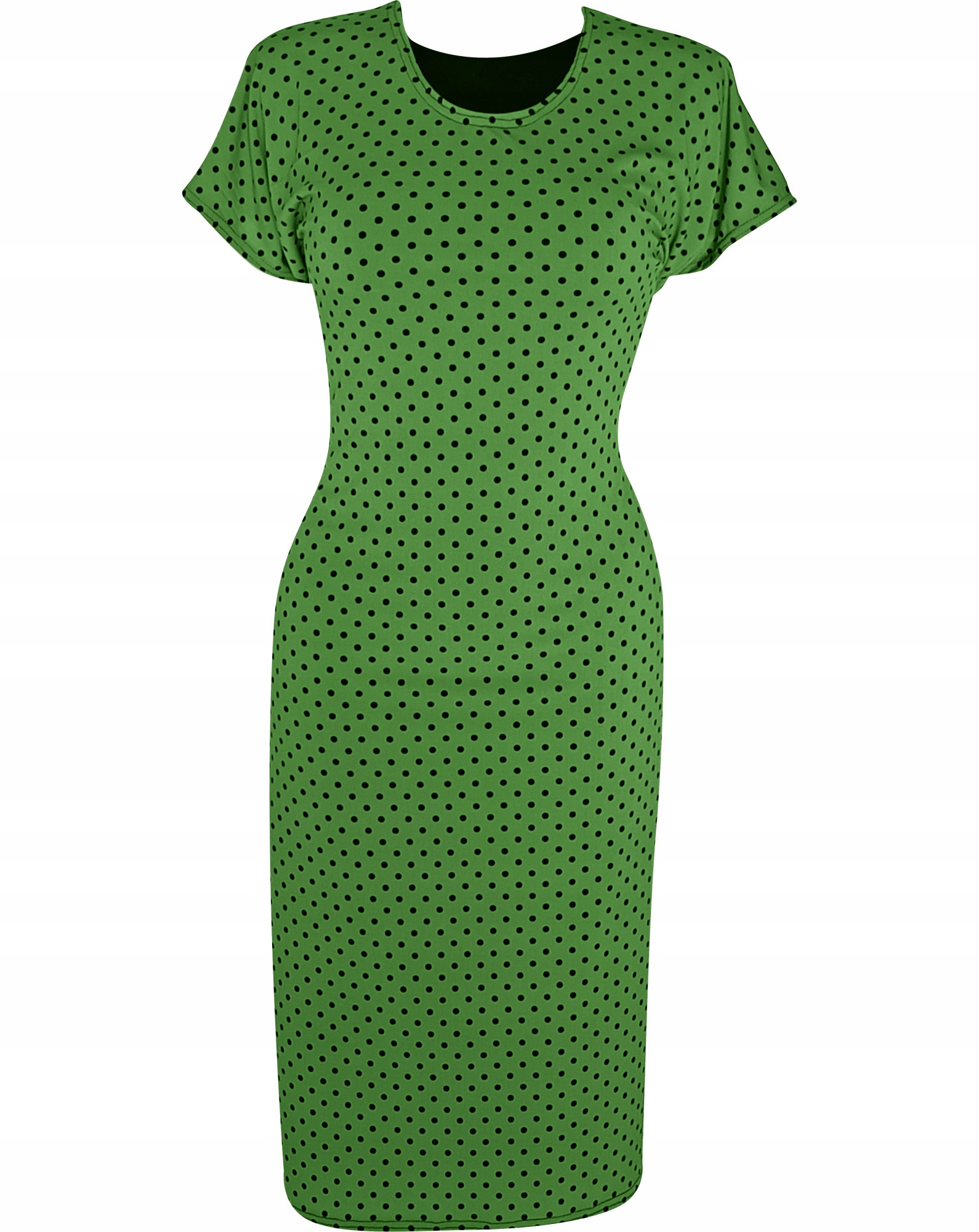 KOMPLET ZIELONE GROSZKI (SPÓDNICA BLUZKA) R.50