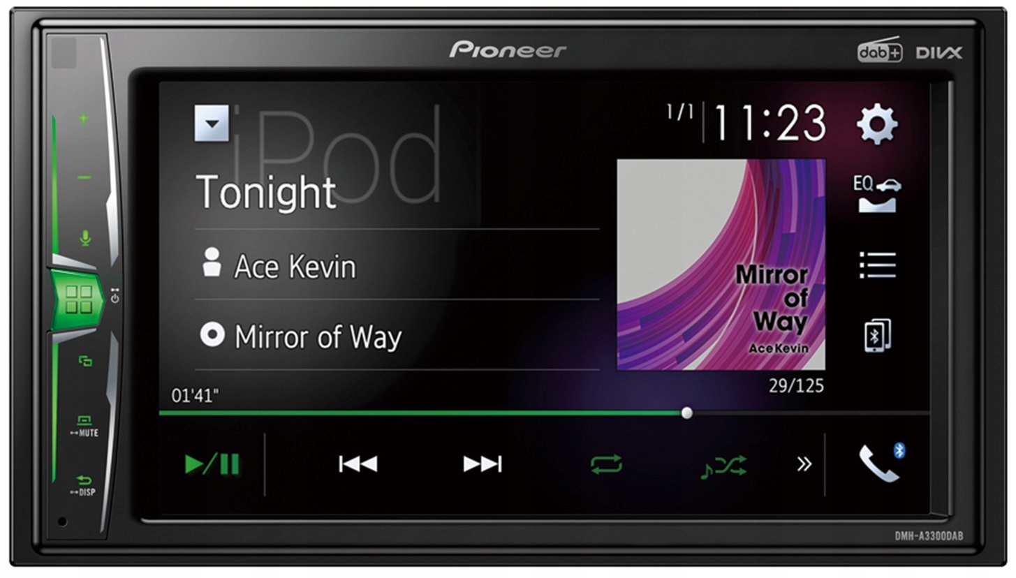 Pioneer DMH-A3300DAB Autorádio 2DIN Dab Bluetooth LCD 6.2 WebLink