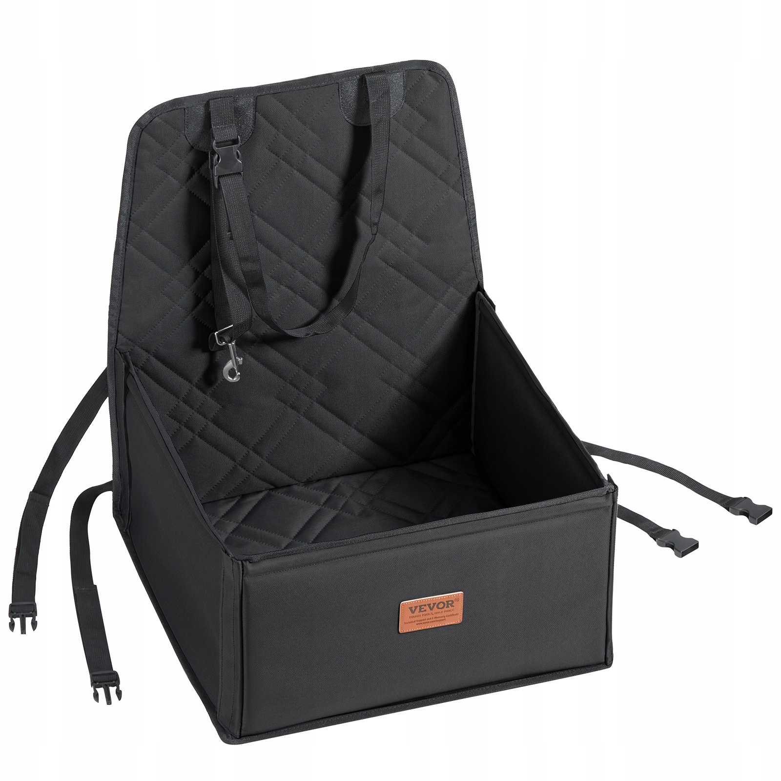 Levně Vevor Autosedačka pro psa Černá Maximální hmotnost zvířete 12KG