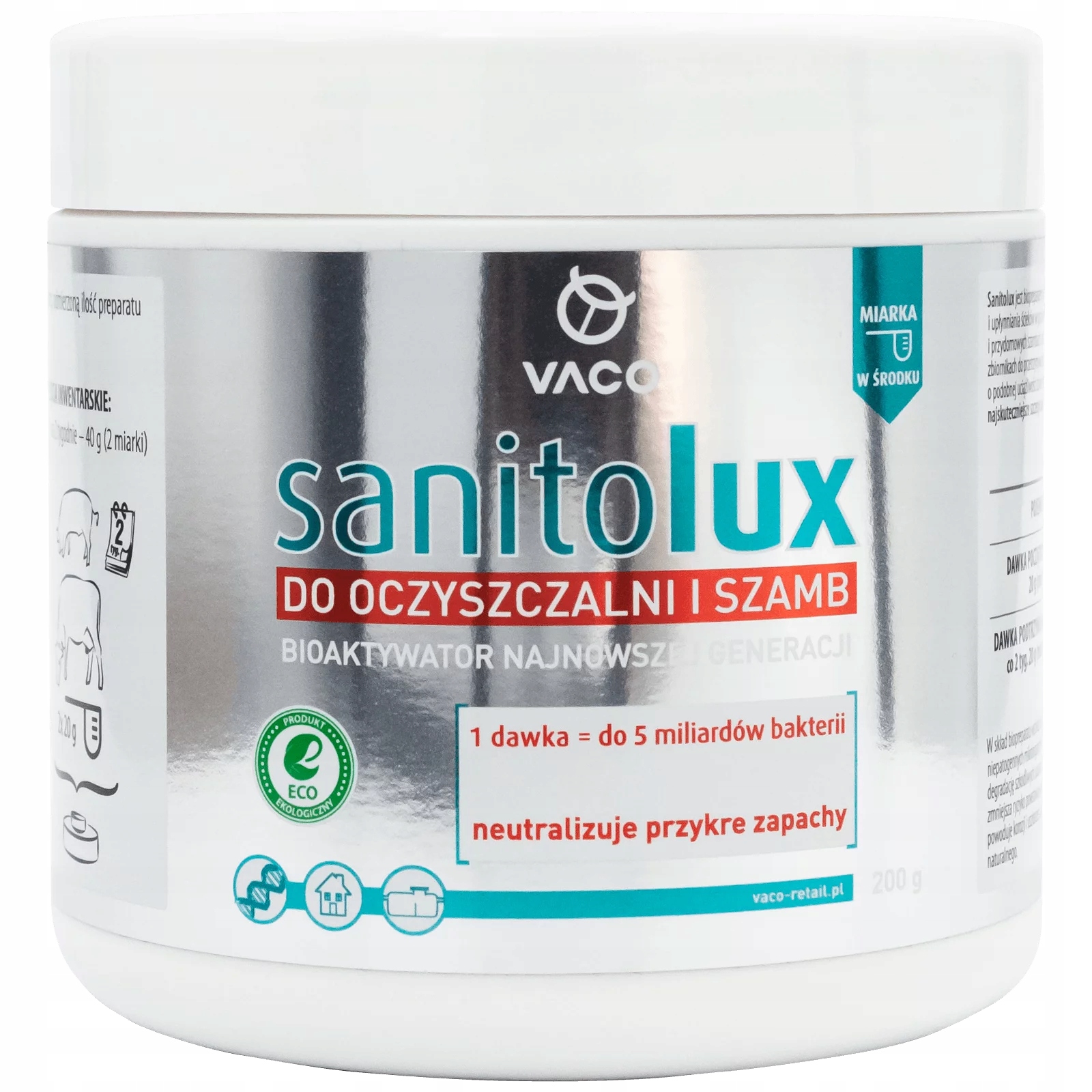 

Bio Aktywator Do Szamb Oczyszczalni 200g SanitoLUX