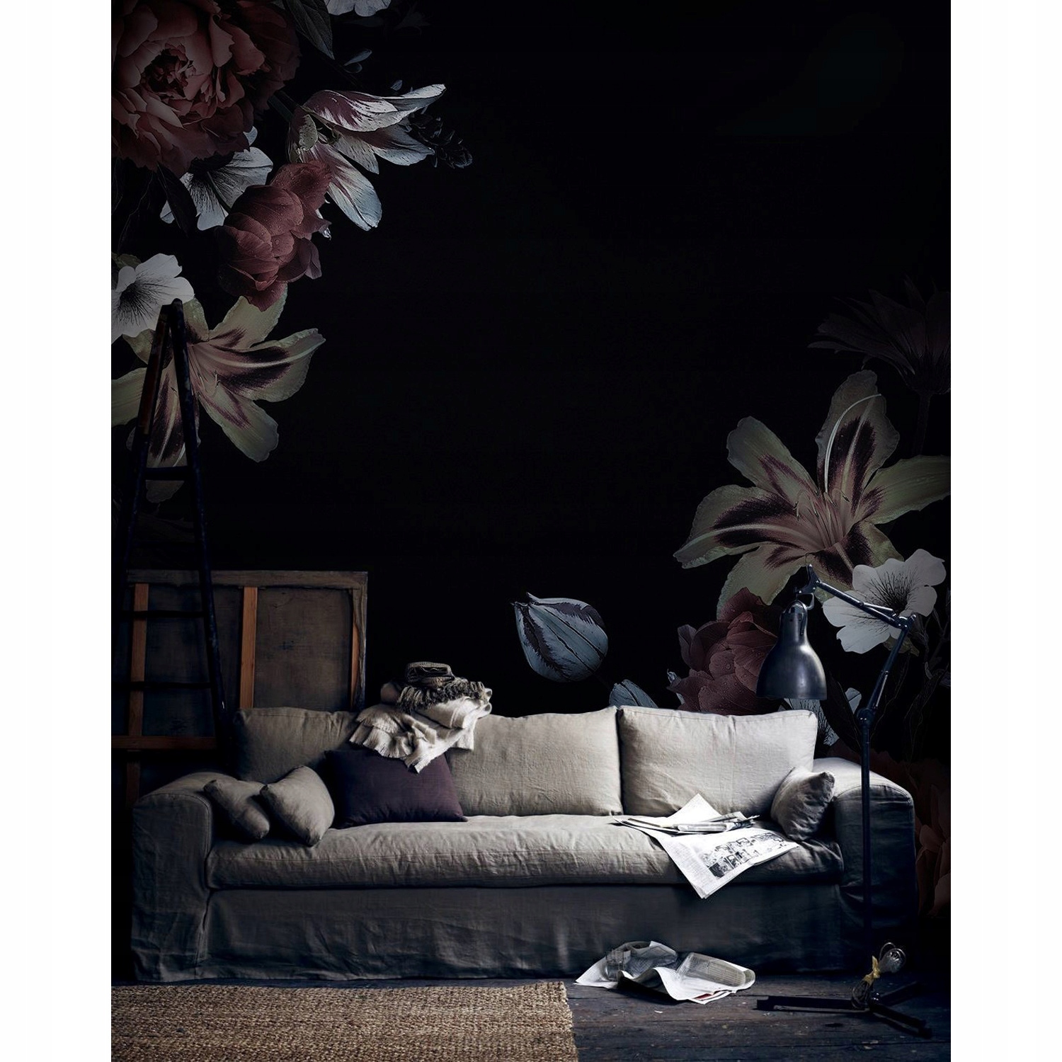 

Foto tapeta samoprzylepna Vintage irysy 290x290 cm