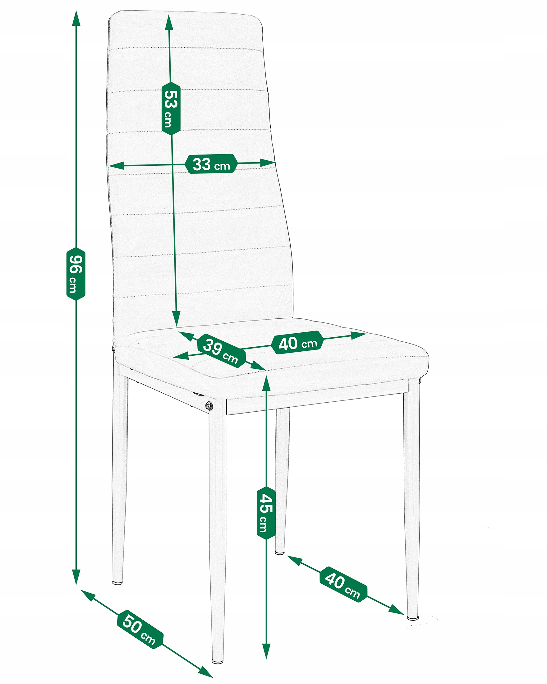 6 x KRZESŁO do kuchni jadalni salonu NOWOCZESNE tapicerowane czarne JUMI Marka Jumi