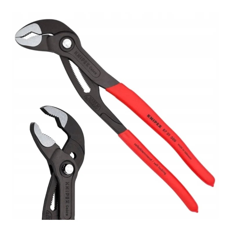 Szczypce Knipex 87 01 300 nastawne do rur Cobra 300 mm 61 Hrc