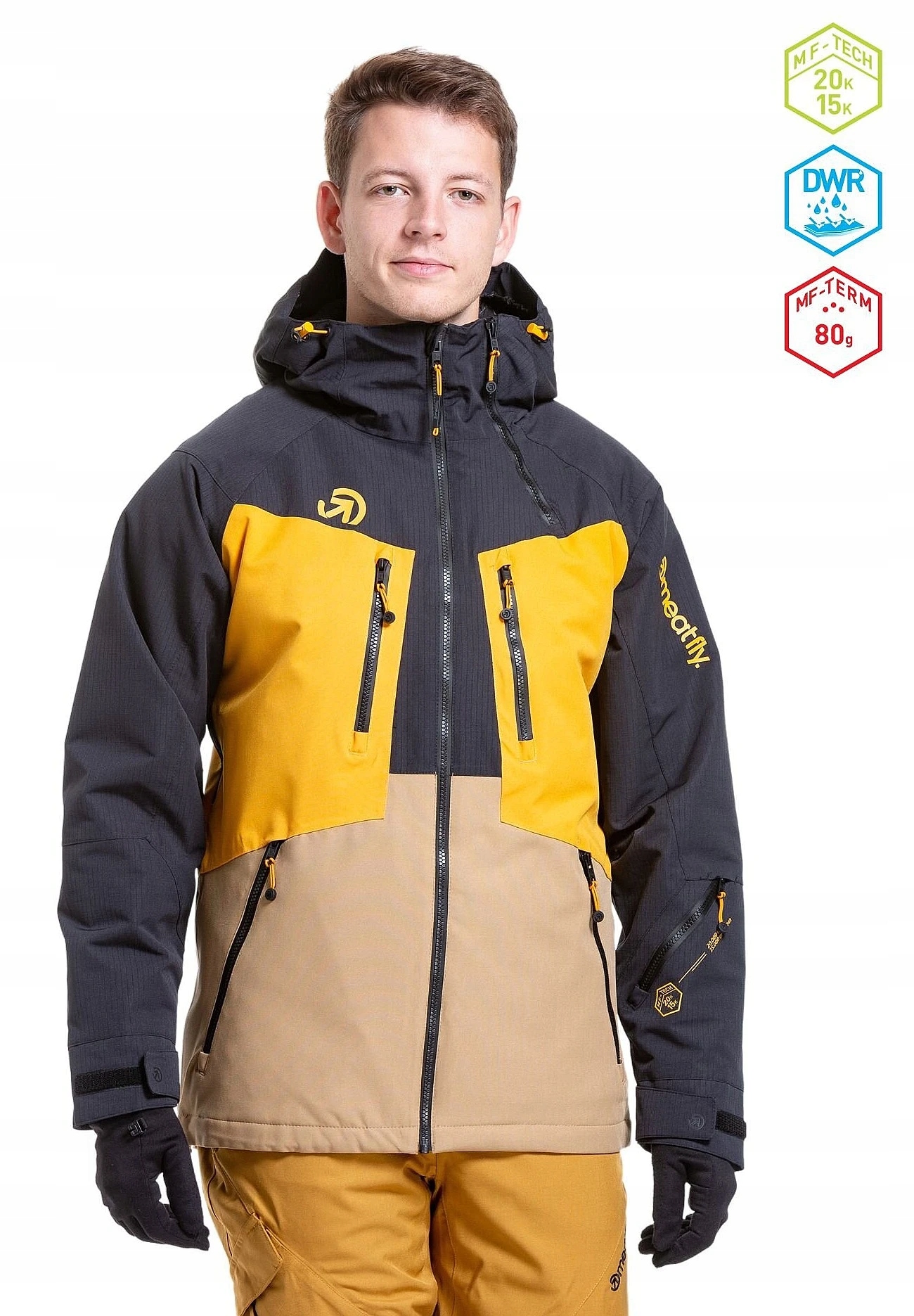 kurtka Meatfly Cronos Tan/Black