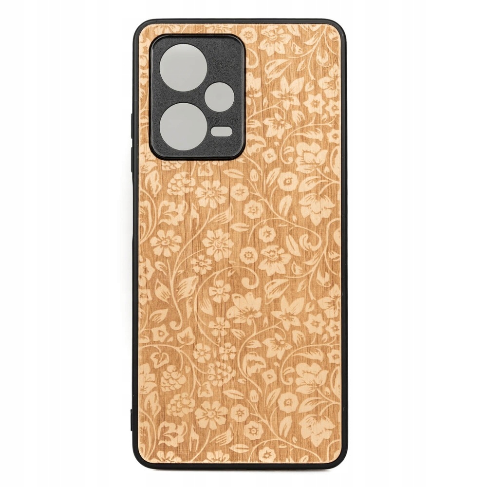 Dřevěné Pouzdro Bewood pro Redmi Note 12 Pro Plus 5G Polní Květiny Aniegre