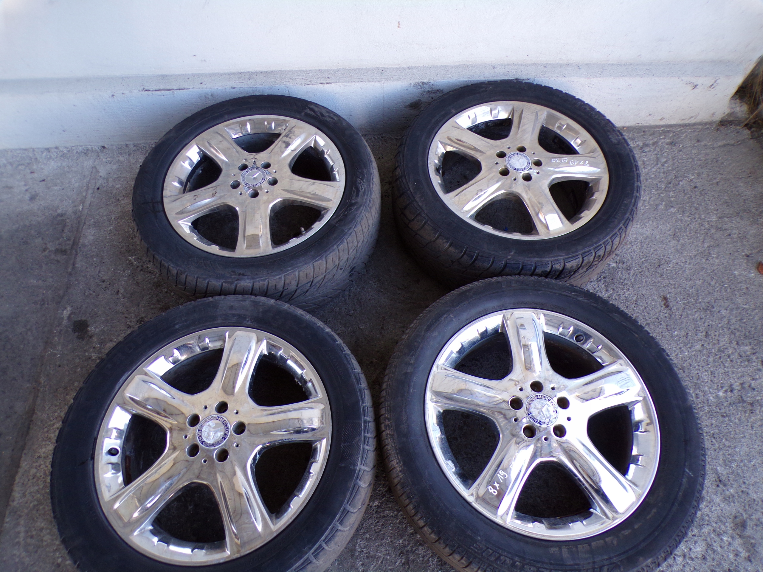 4× Обід алюміній Mercedes-Бензин OE Mercedes GLE ML W166 W164 8.5