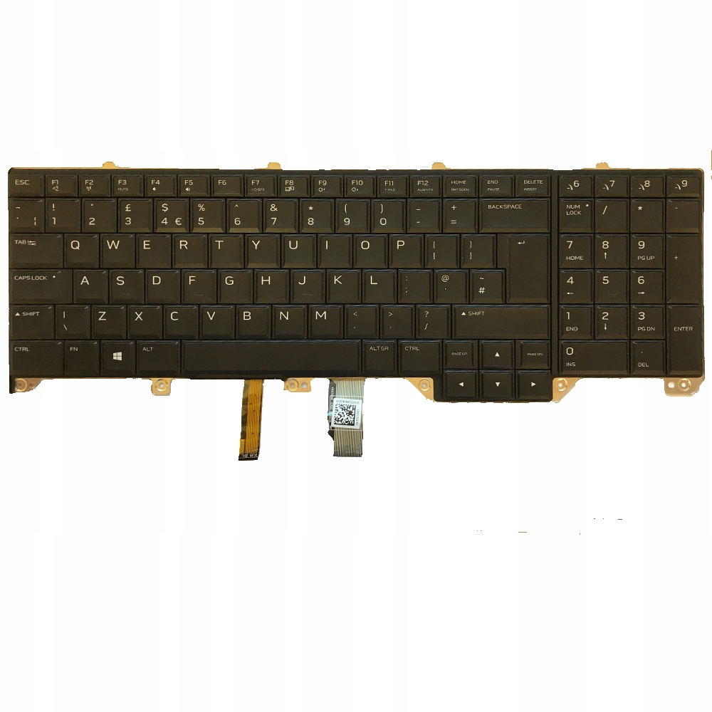 

Klwiatura Dell Alienware 17 R4 0MYC43 Podświetlana