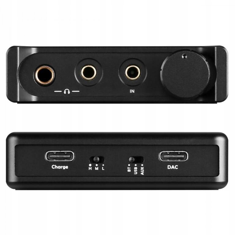 Topping G5 Srebrny DAC z Wzmacniaczem Złącza minijack