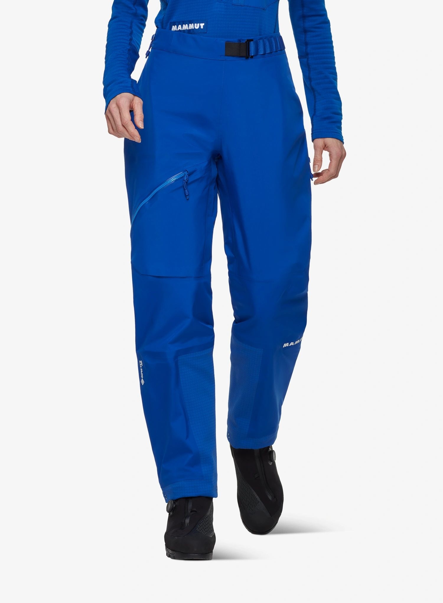 Dámské kalhoty do hor Mammut Eiger Nordwand Advanced Hs modrá 34 (xs)