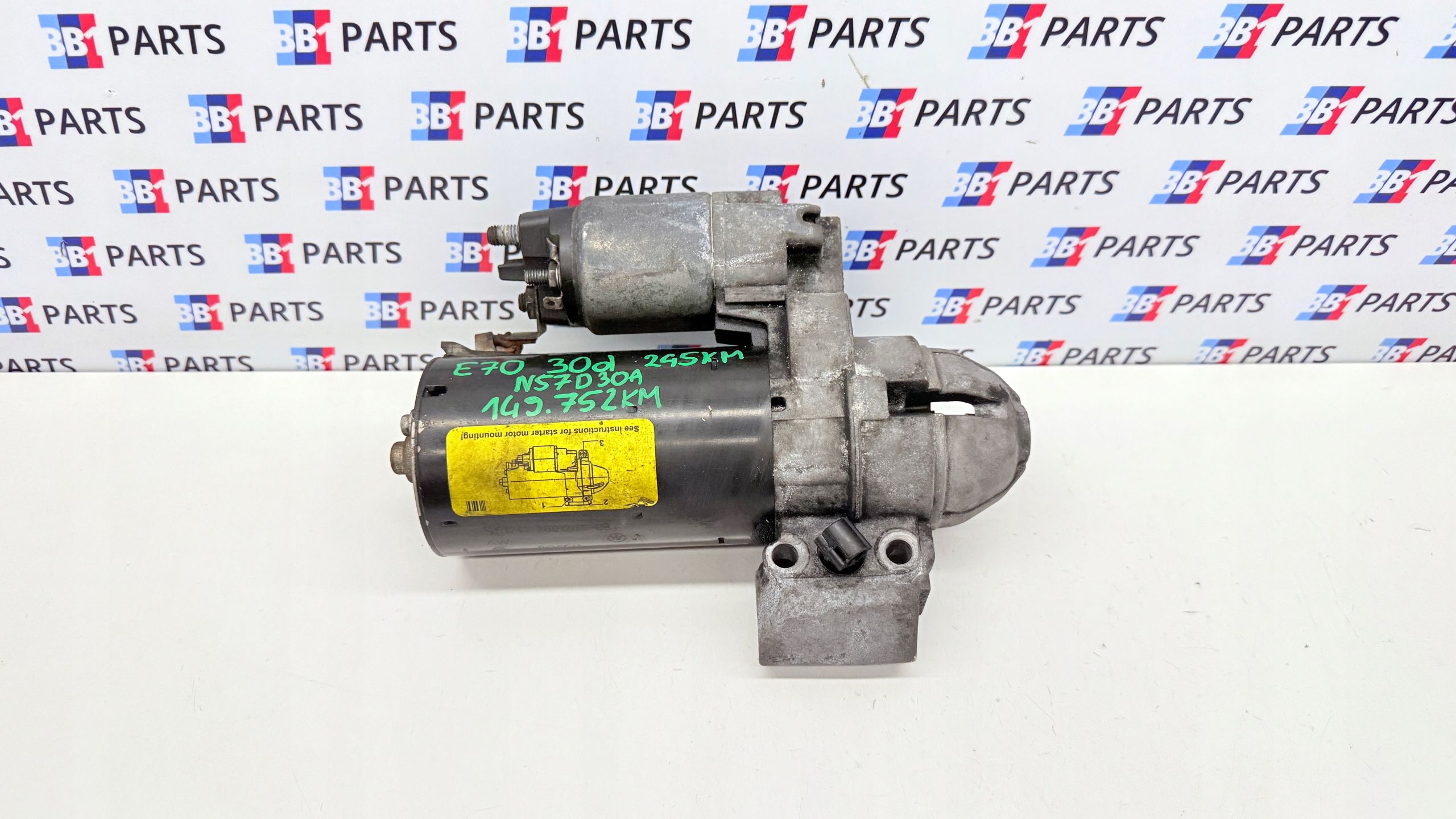 BMW E70 E71 X5 X6 starter 30D 245KM N57D30A 7801203