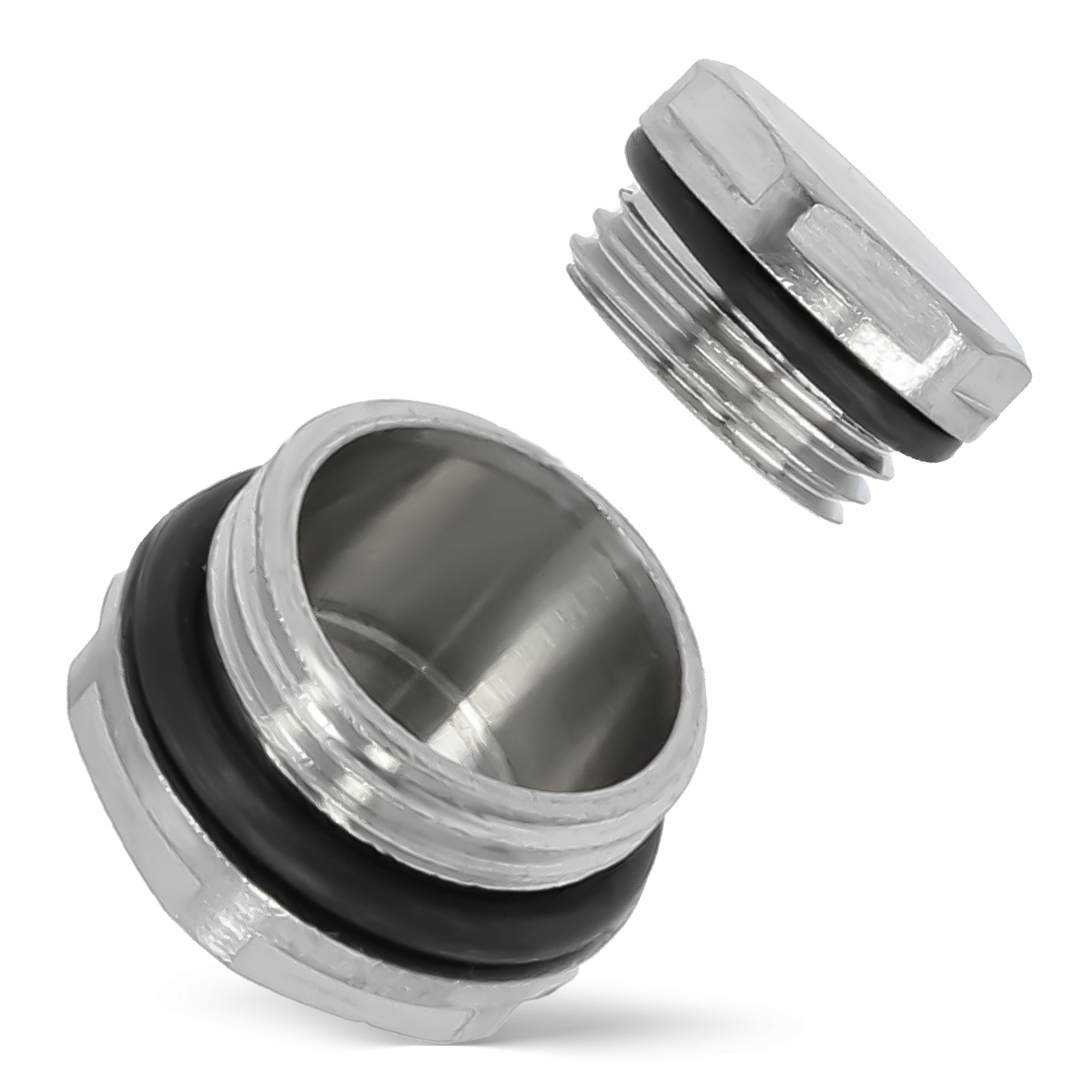 KOREK ZAŚLEPIAJĄCY RUR GRZEJNIKA 1/2 Niklowany ZAŚLEPKA Oringiem Uszczelką Kod producenta SE010303018