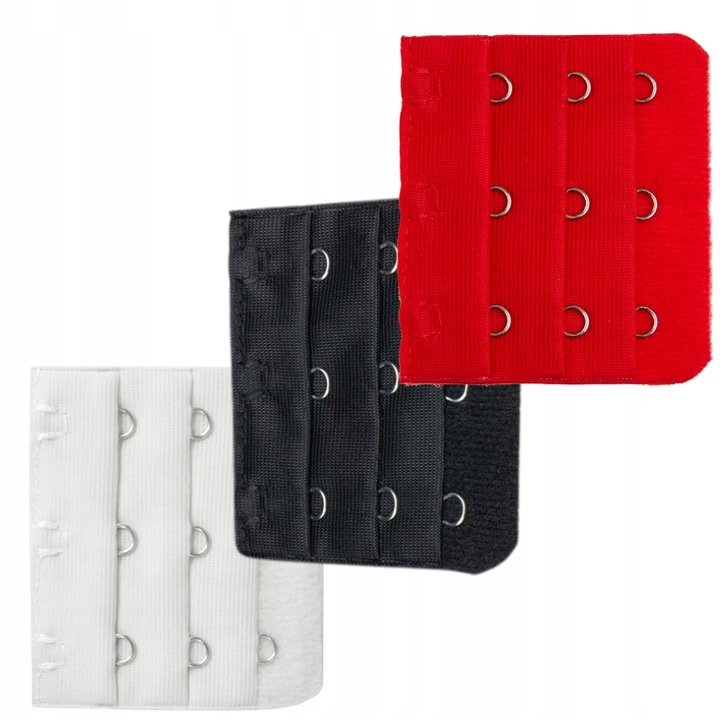 PRZEDŁUŻKA TRZYŻEDOWA ZAPIĘCIA DO BIUSTONOSZY STANIKA x 3szt.