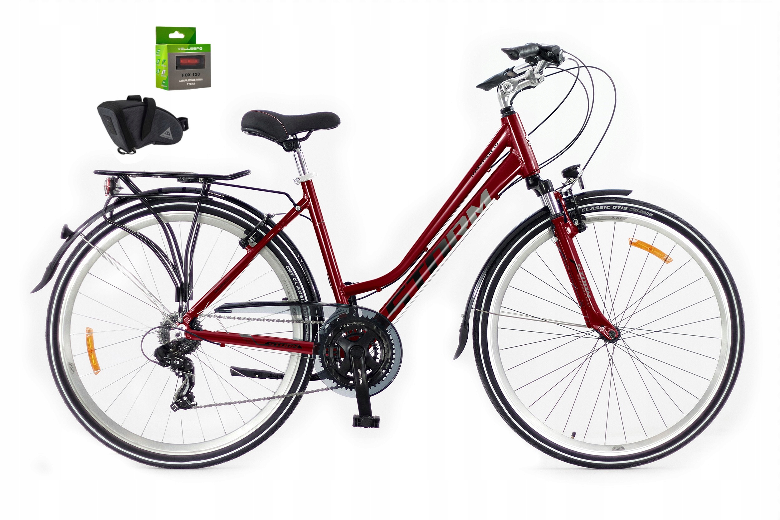 Rower 28 Storm Marathon 1.0 Trekking Alu D Tourney 3X7 V-brake 17" G