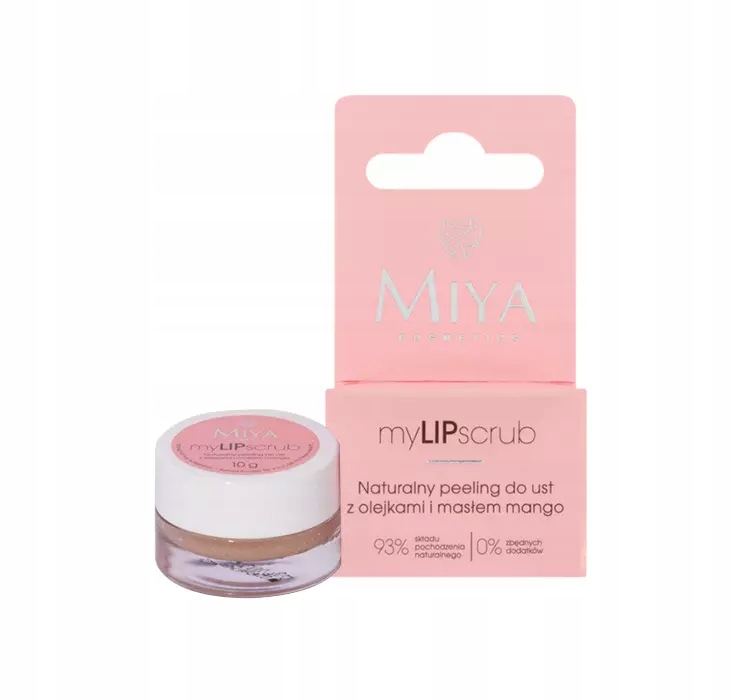 MIYA MY LIP SCRUB NATURALNY PEELING DO UST Marka MIYA