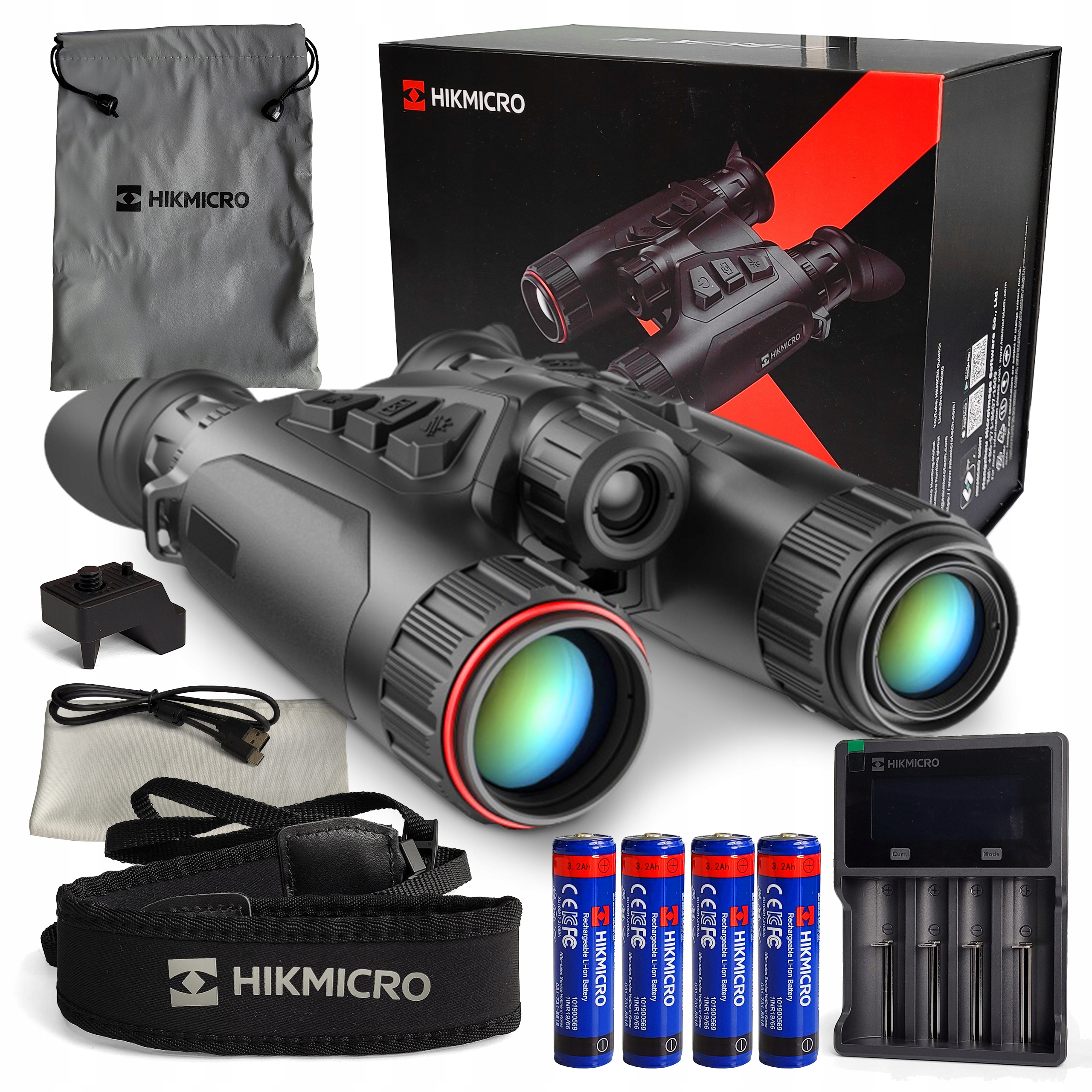 Lornetka termowizyjna HIKMICRO Habrok HE25L 4,3x 25 mm z dalmierzem 1200 m