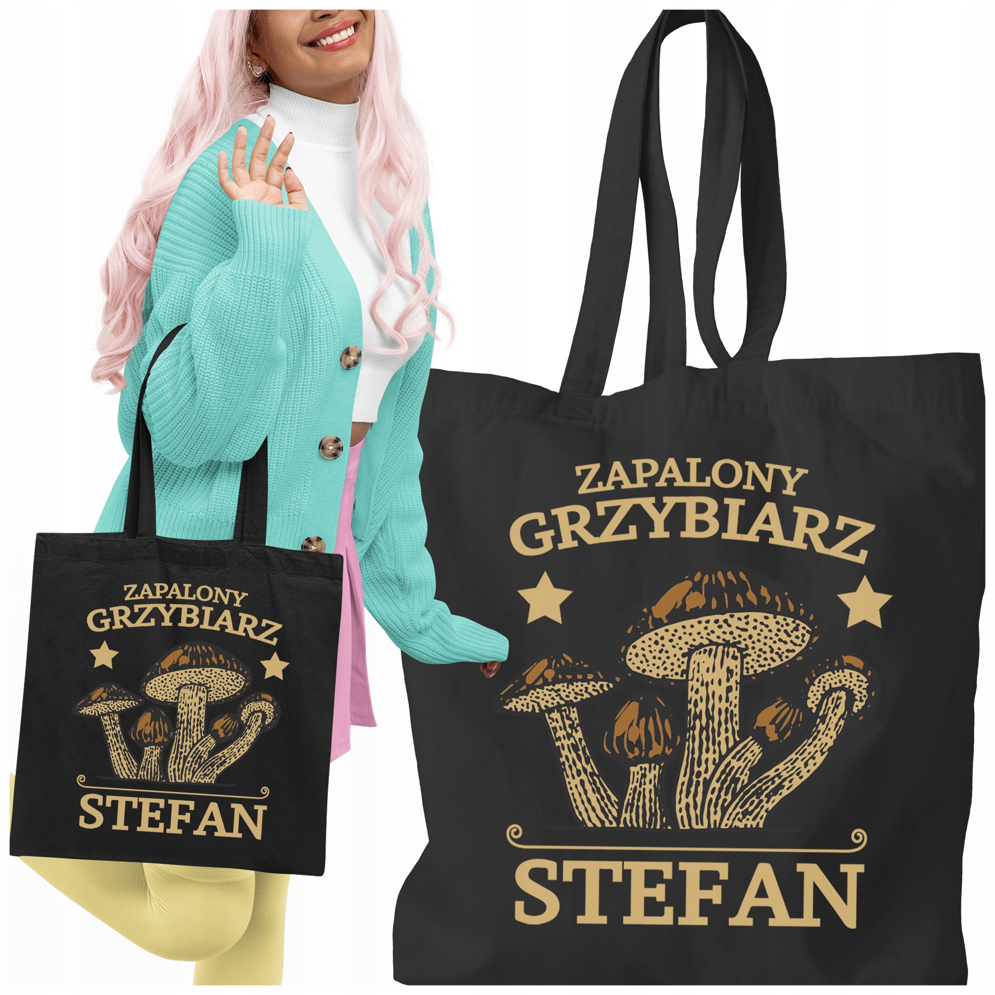 

Torba Zapalony Grzybiarz Torba Moje Imię