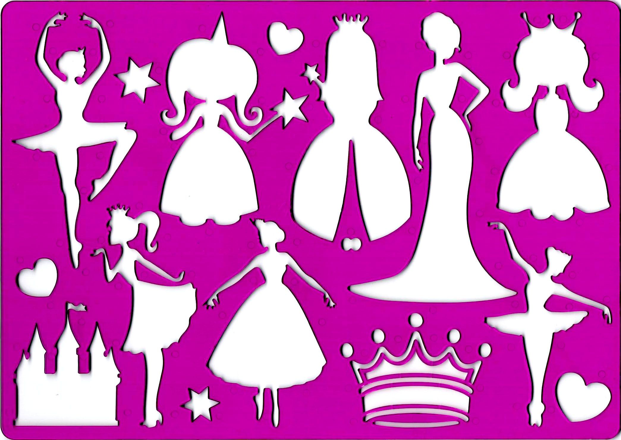 Szablon do rysowania - Koh-I-Noor - Księżniczka