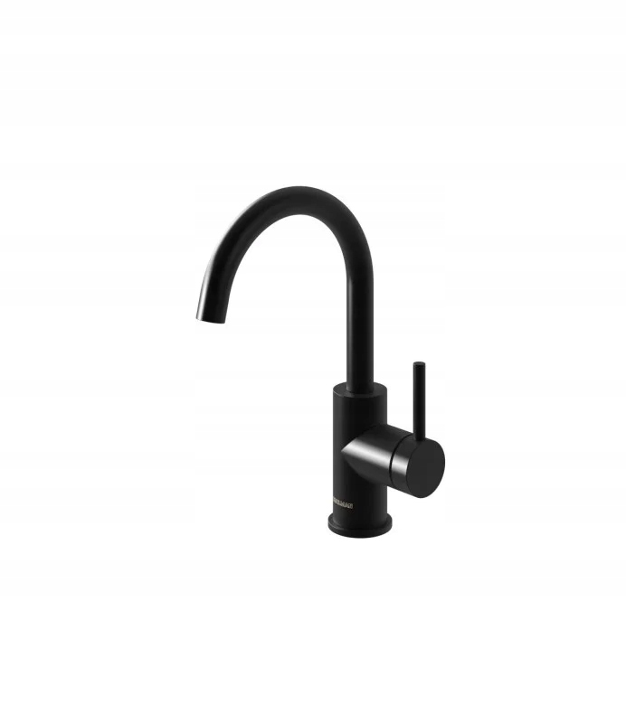 Stojanková Umývadlová Batéria Kohlman Axel Čierna Jednopáková, Elegantná