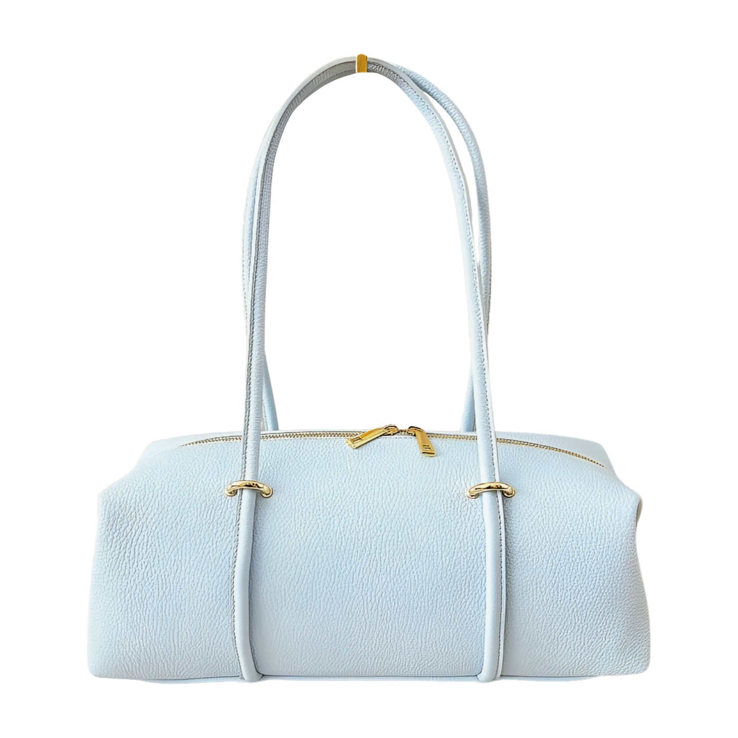 Laura Biaggi kabelka kufřík přes rameno kožená modrá