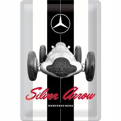 

Metalowy Plakat Blacha 3D 20x30cm Mercedes