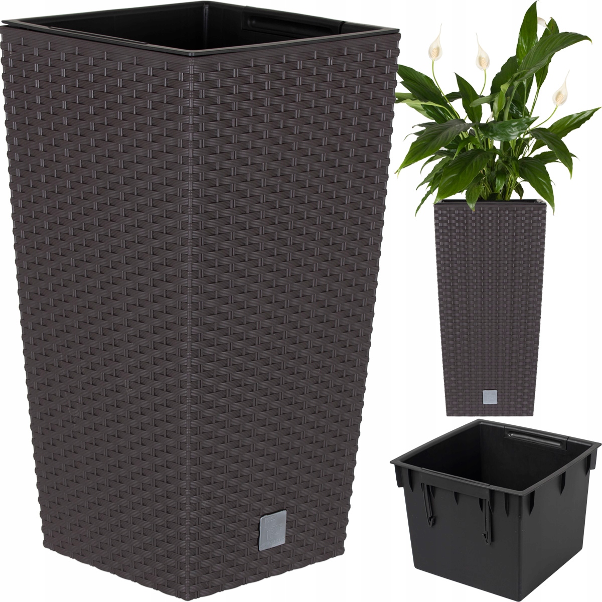 

Doniczka Donica Skrzynka Ogrodowa Umbra Wkład