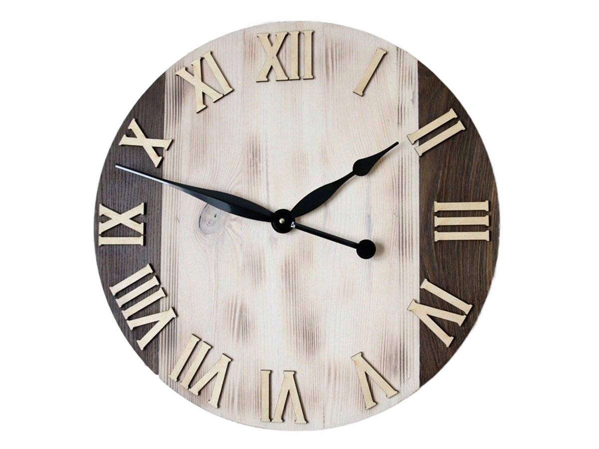 Hodiny na stenu Moderný Efektný Okrúhly Tichý Hodiny do Kuchyne Obývacie izby