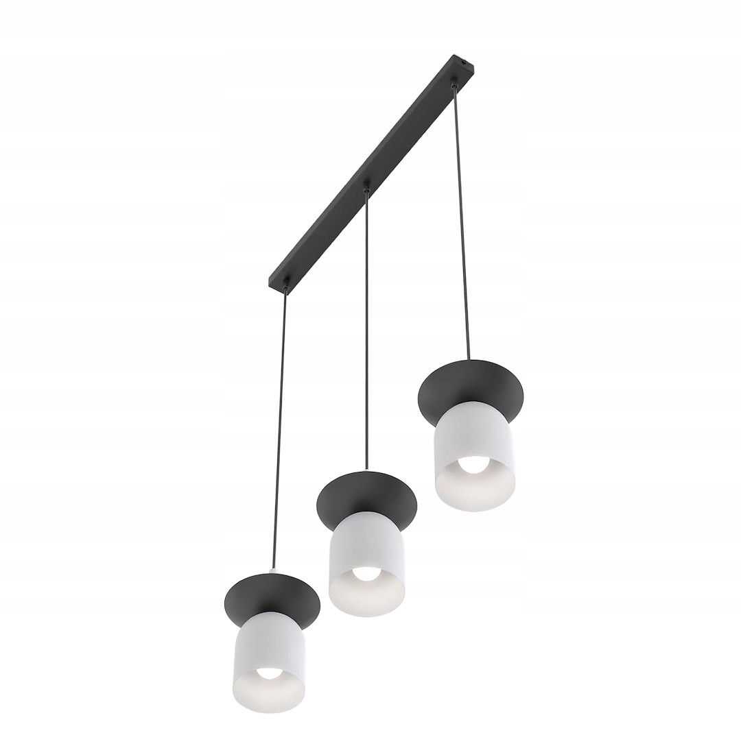 Závesná lampa Ego 3 v šedej farbe – minimalistický dizajn