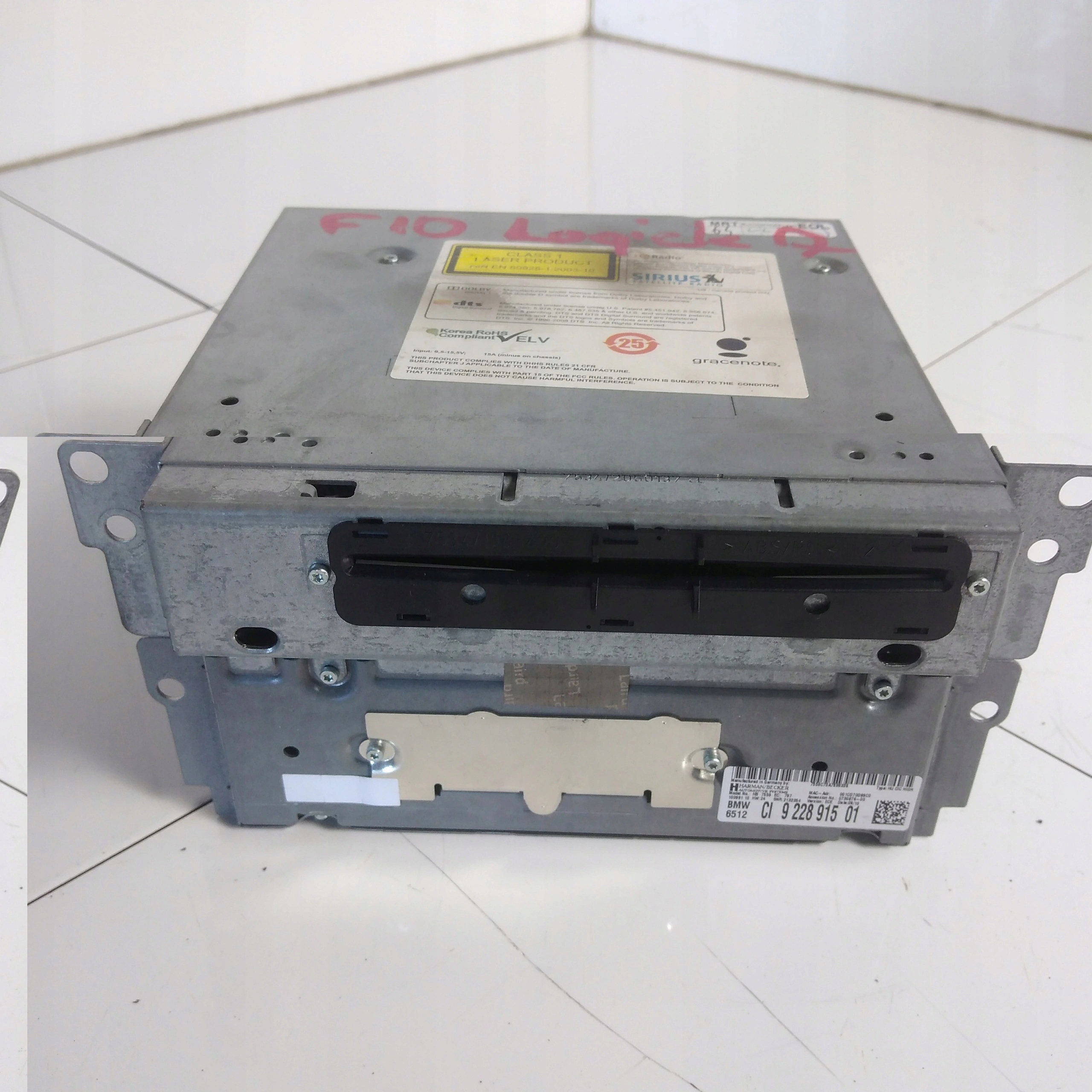 BMW F10 навигационный считыватель LOGICK 7 9228915